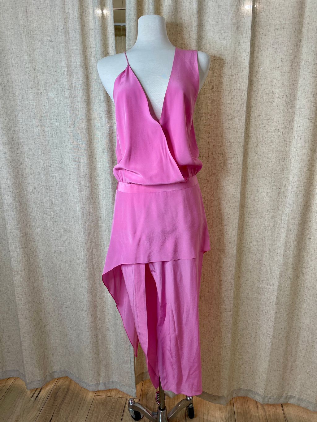 Michelle Mason Silk Asymmetrical Dress