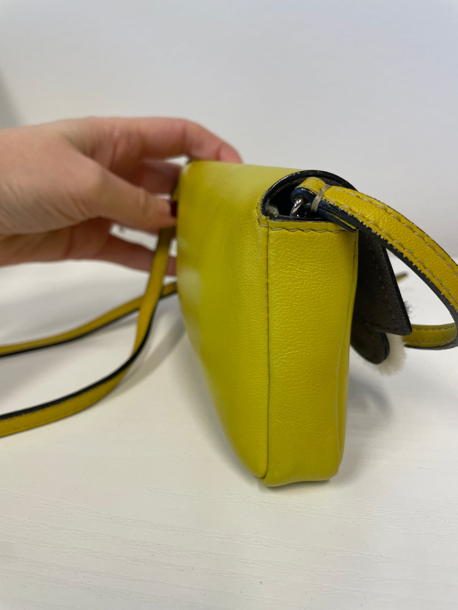 Fendi Micro Mini Monster Baguette in Yellow