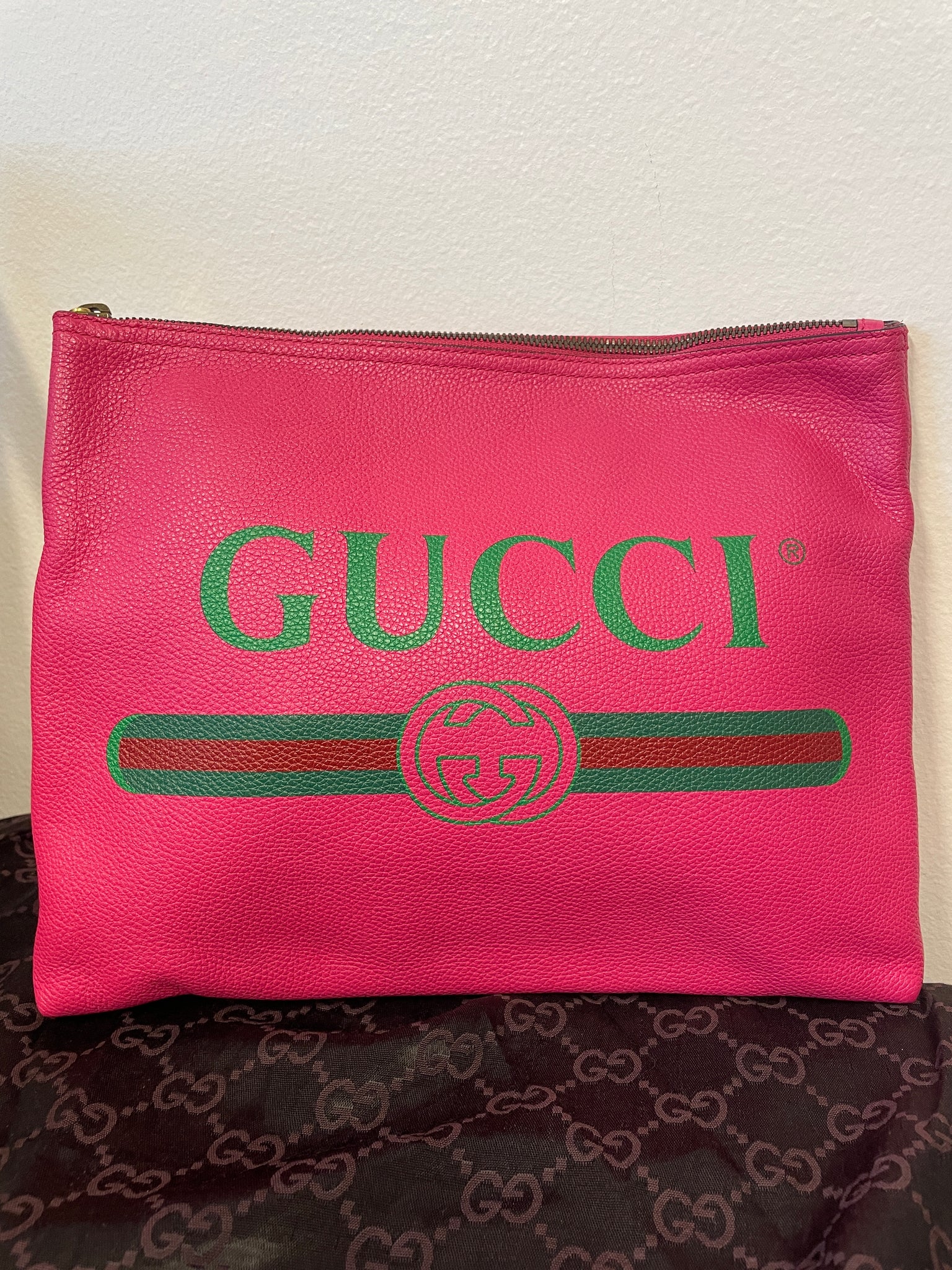Gucci Medium Logo Portfolio Clutch