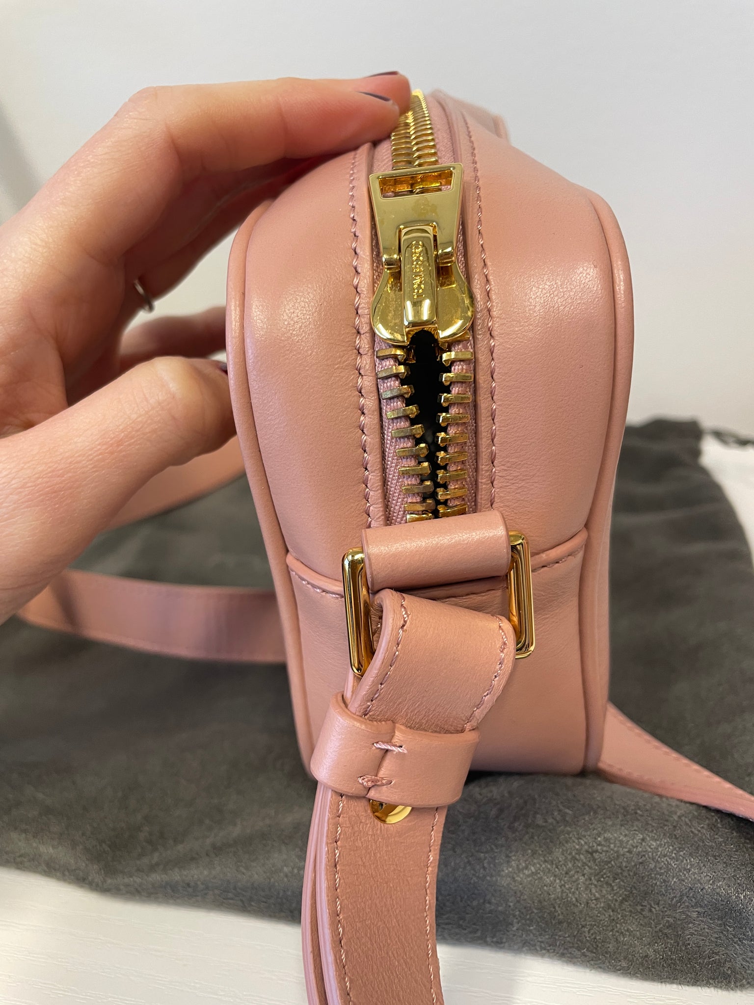 Tom Ford Bos Taurus Calfskin Quilted Camera Bag