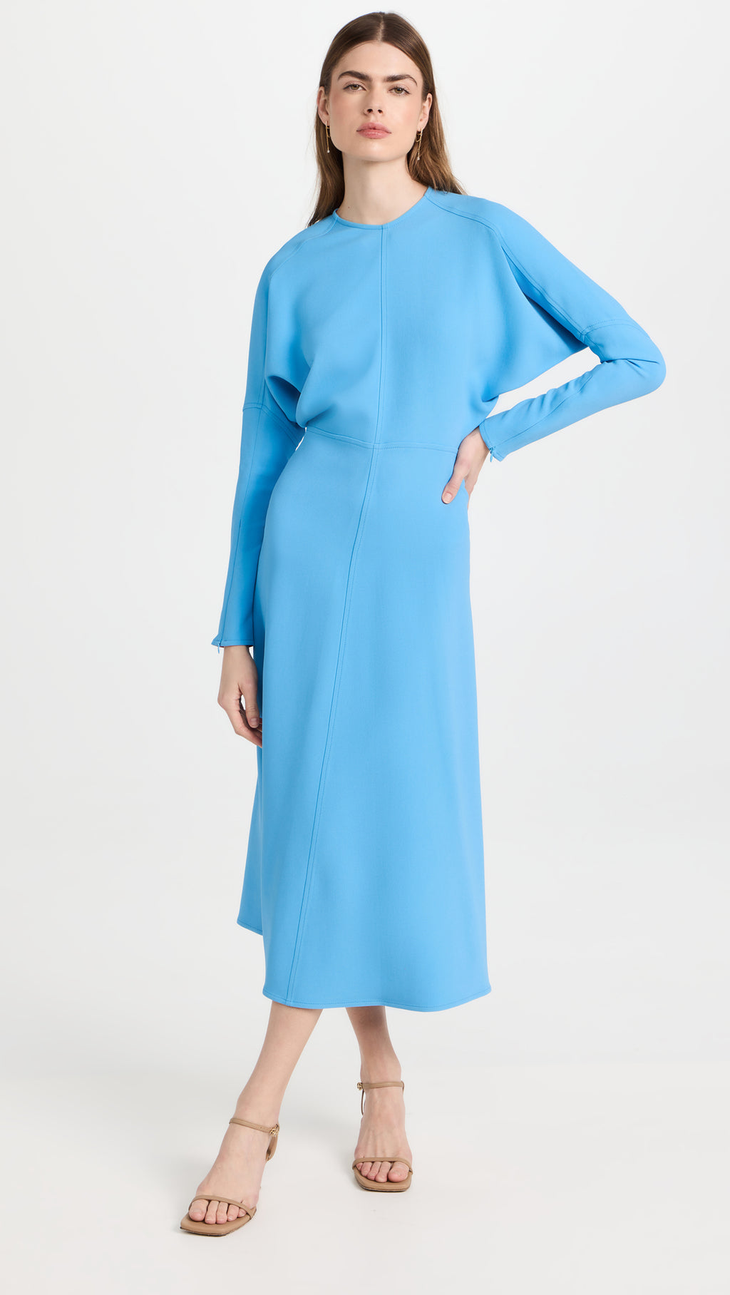 Victoria Beckham Raglan Midi Dress