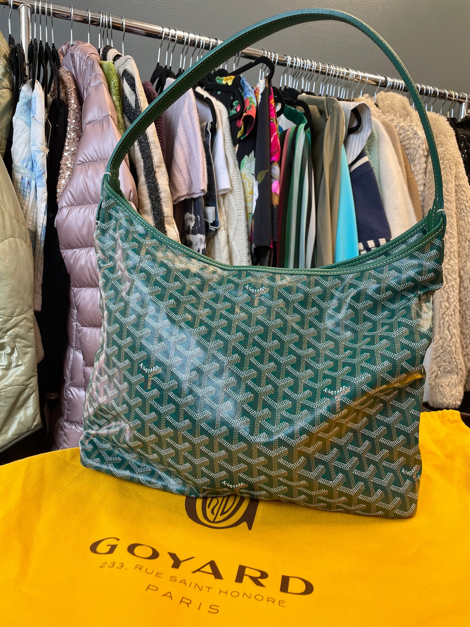 Goyard Goyardine Boheme Hobo Bag