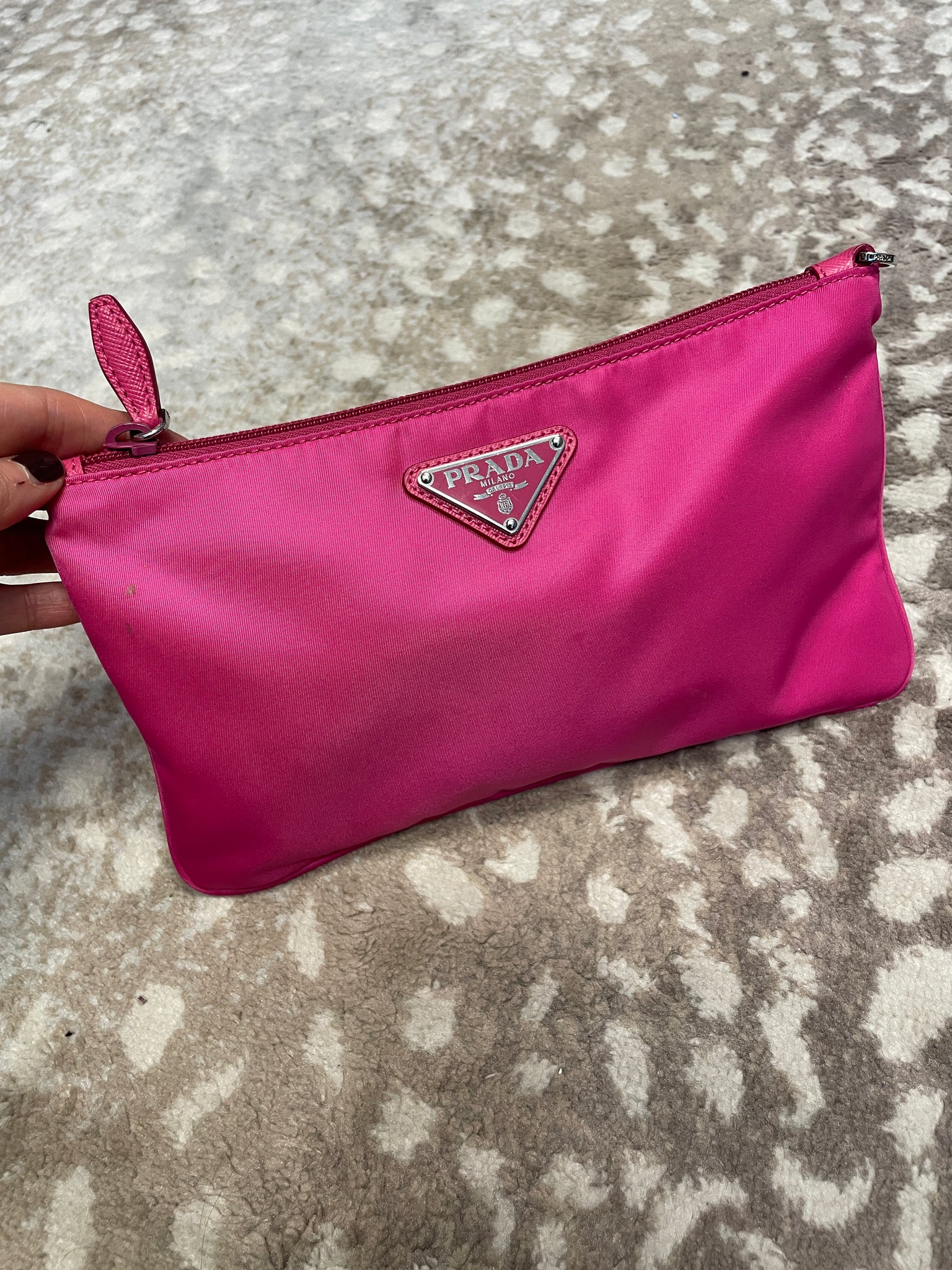 Prada Nylon Clutch Bag