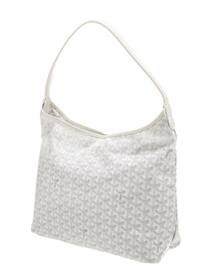 Goyard Goyardine Boheme Hobo Bag in White