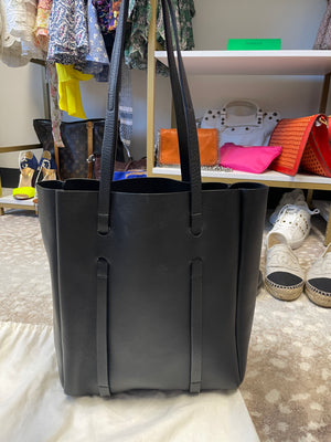 Balenciaga Everyday Tote Bag, black leather, silver hardware – Authentic resale at PIVOT Los Angeles