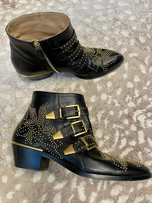 Chloe Susanna Studded Boots