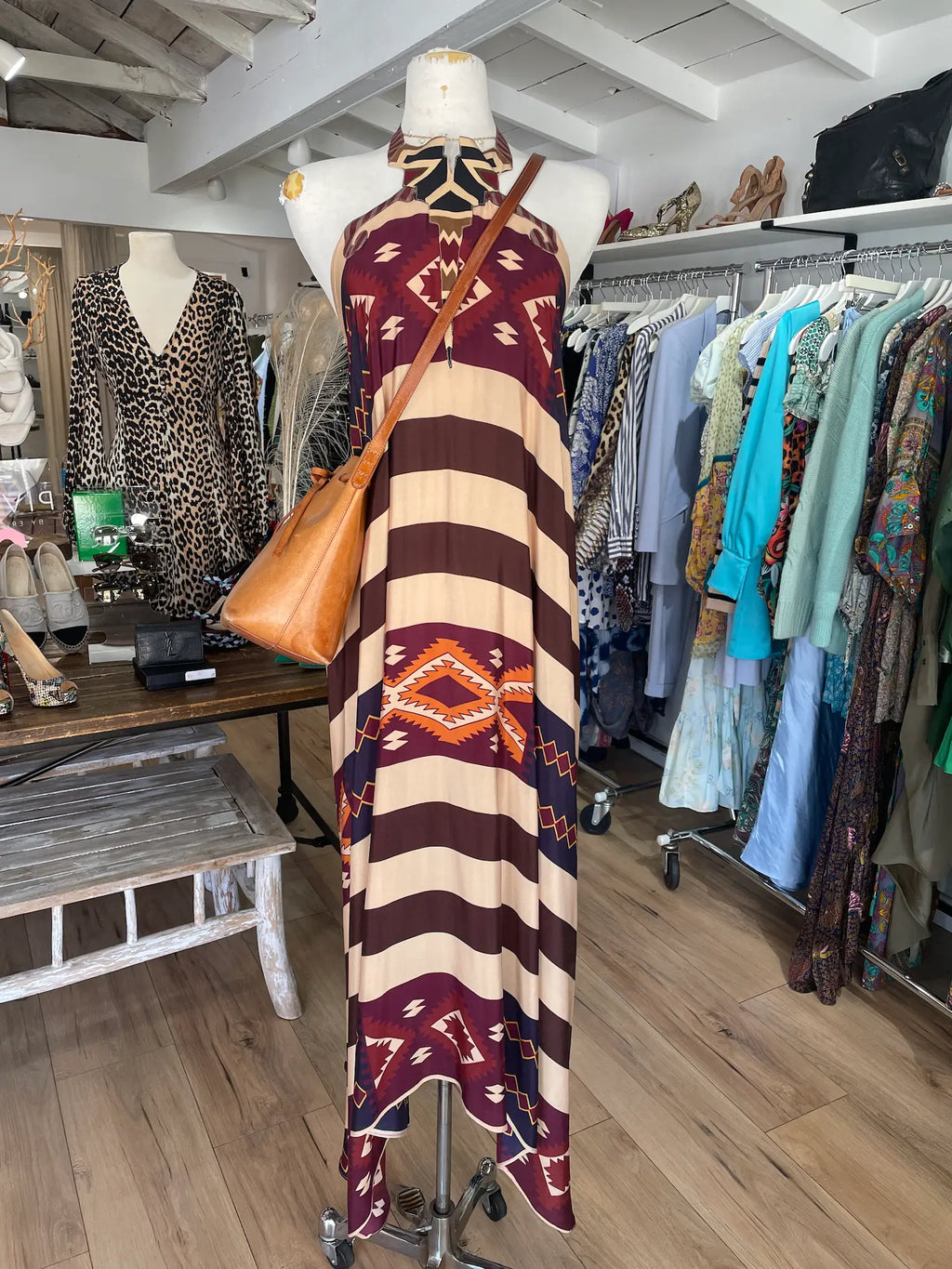 Volantis Silk Maxi Dress