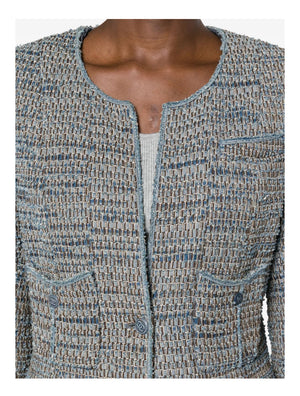 CHANEL 2003 Frayed Tweed Jacket