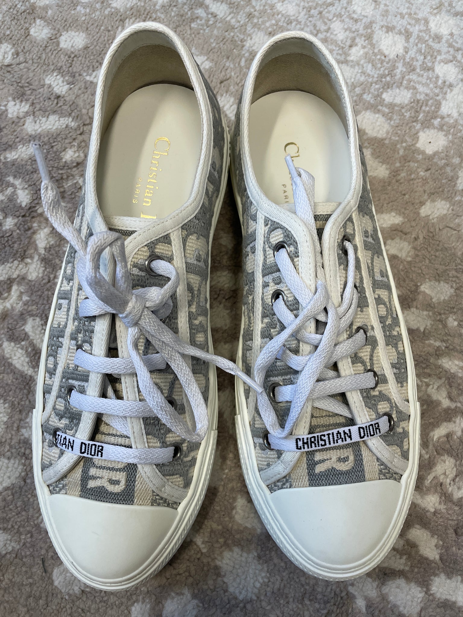 Dior Walk N Dior Sneakers Size 38.5