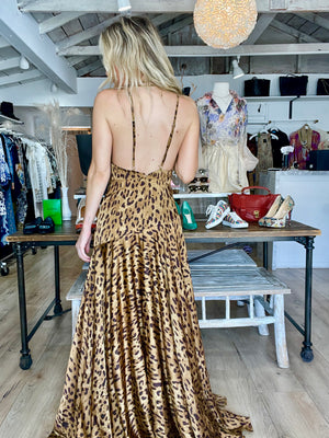 Givenchy Vintage Metallic Leopard Mini Dress Size S PIVOT Givenchy Vintage Metallic Leopard Mini Dress Size S PIVOT