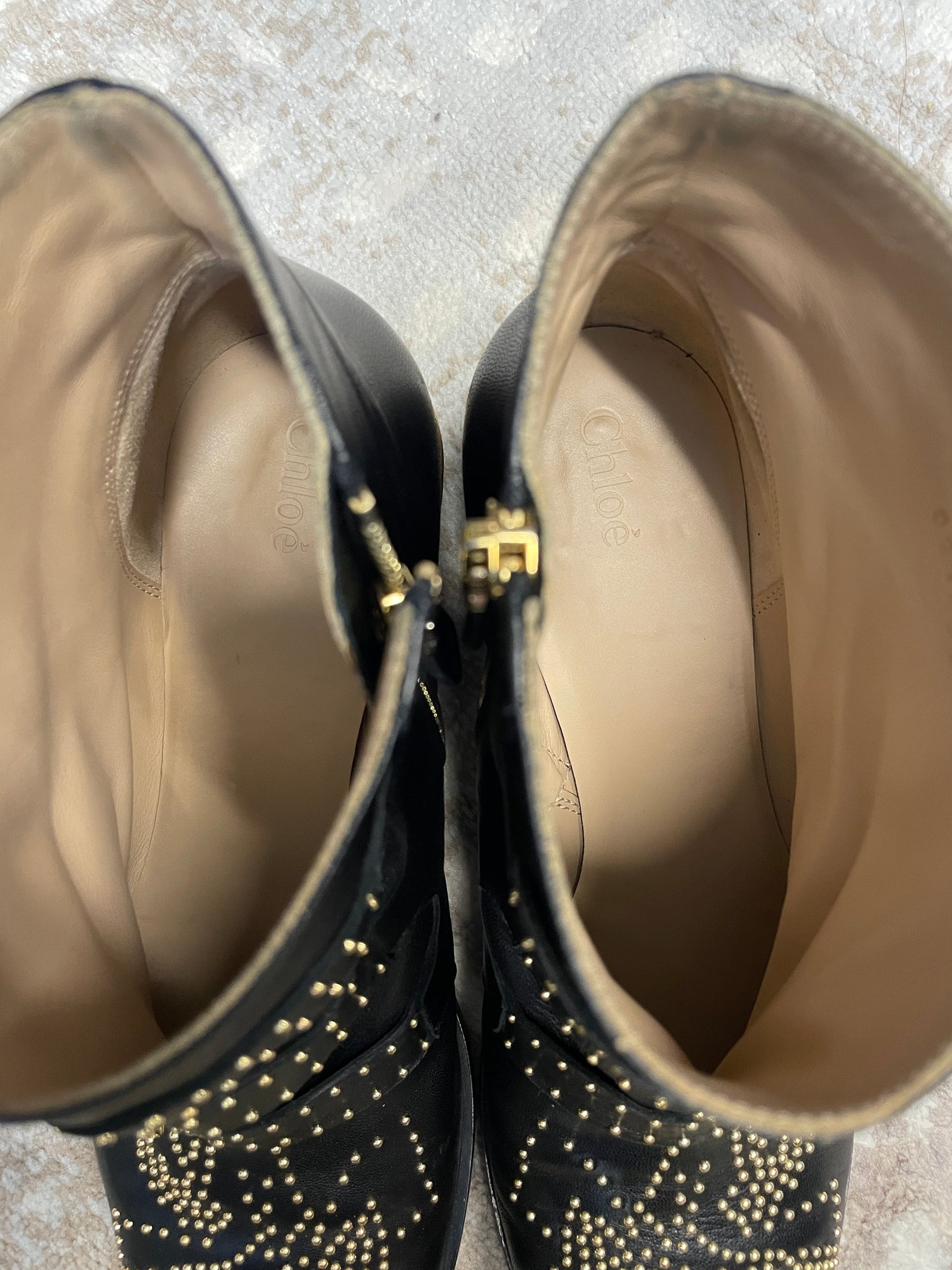 Chloe Susanna Studded Boots