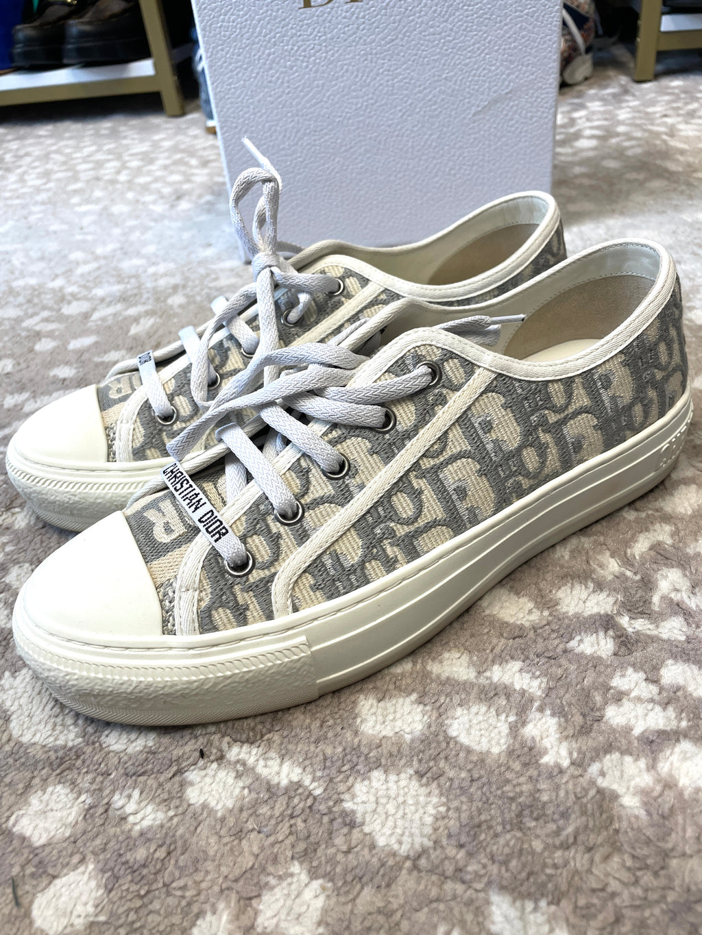 Dior Walk N Dior Sneakers Size 38.5