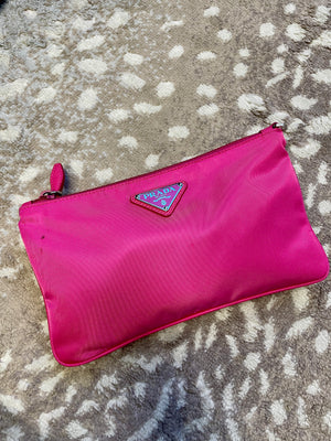 Prada Nylon Clutch Bag