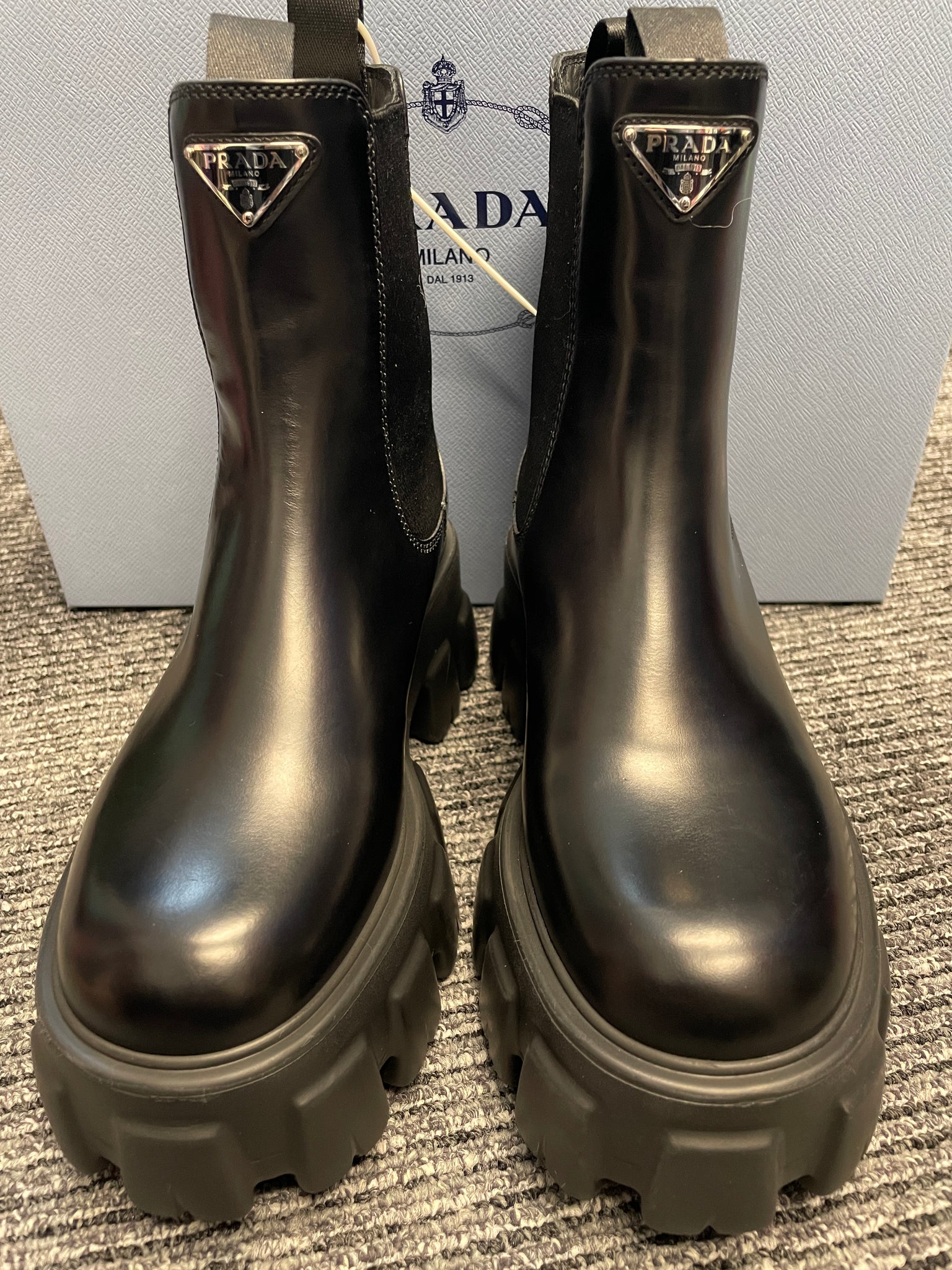 Prada Monolith Booties