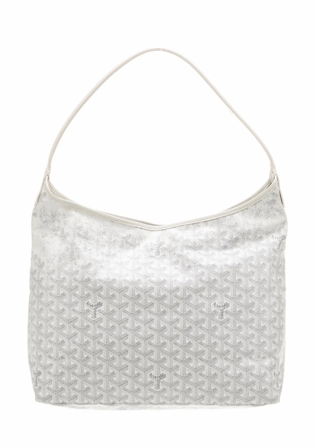 Goyard Goyardine Boheme Hobo Bag in white – luxury designer handbag at PIVOT