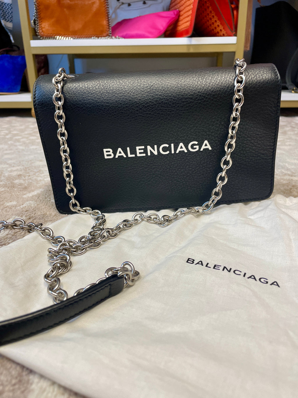 Balenciaga Everyday Wallet on Chain