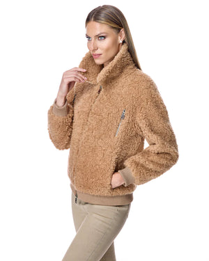 Maximilian Dyed Lamb Fur Jacket