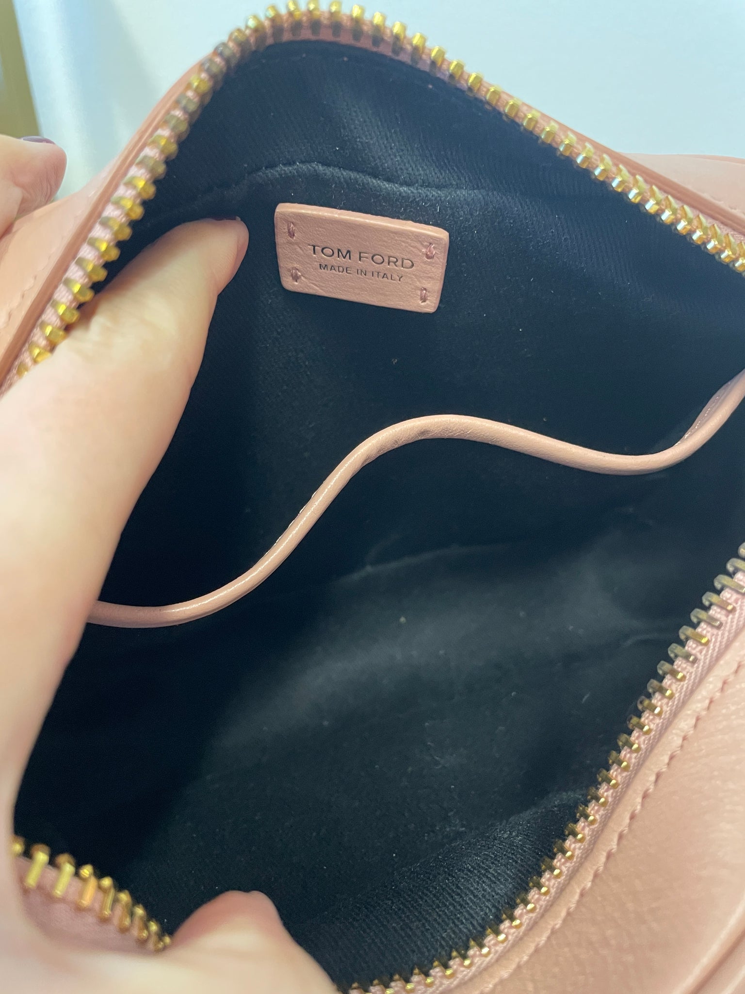 Tom Ford Bos Taurus Calfskin Quilted Camera Bag