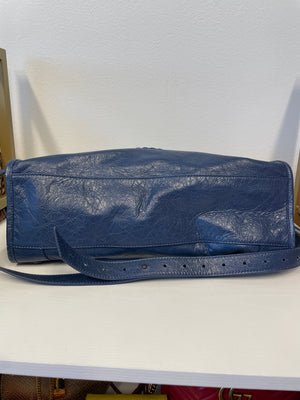 Balenciaga Le City Medium Bag Mineral Blue 