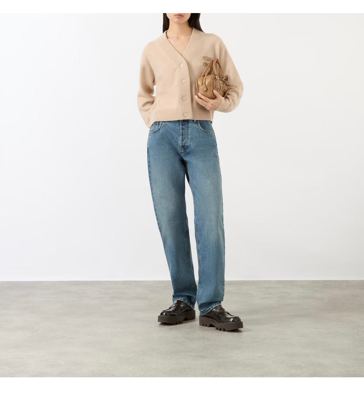 Miu Miu ‘25 Embroidered Cashmere Cardigan