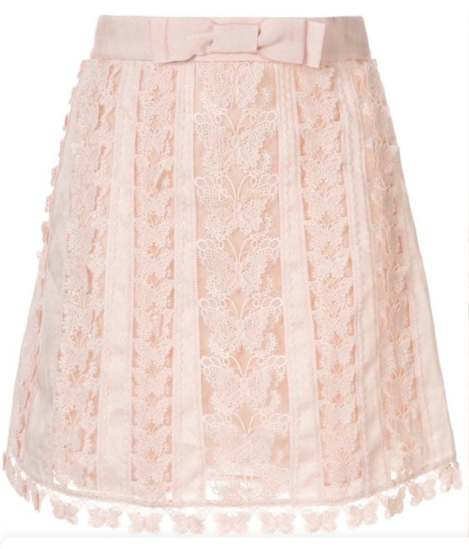 Zimmermann Super Eight Flutter Mini Skirt
