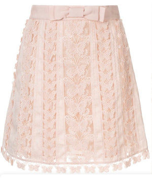Zimmermann Super Eight Flutter Mini Skirt