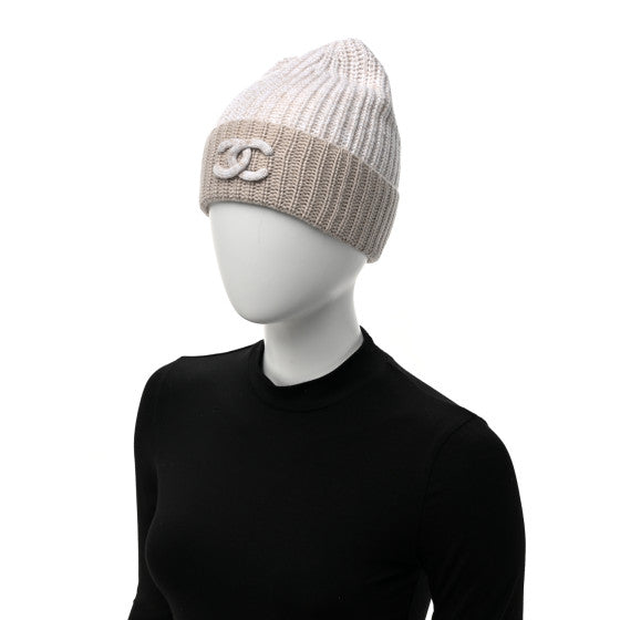 Luxury CHANEL Beanie Hat – 100% Cashmere