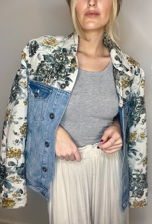 Paige Floral Denim Jacket