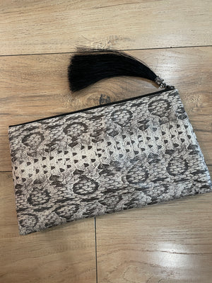 Deborah Barnet Oversized Snake Clutch