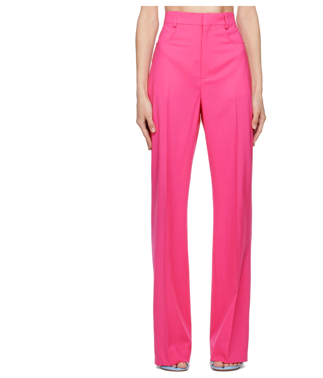JACQUEMUS Pink Le Papier 'Le Pantalon Sauge' Trousers