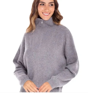 Filoro Cashmere Half Zip Sweater