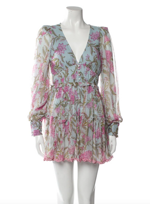 Hemant & Nandita Floral Asia Dress