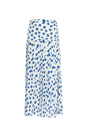 Rixo Tulip Spot Midaxi Skirt