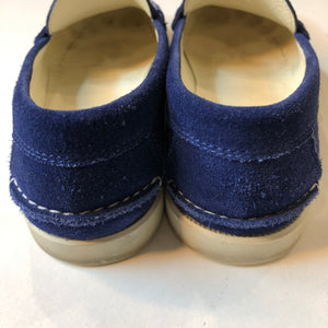 Chanel Vintage Coin Suede Boat Shoes Size 36.5