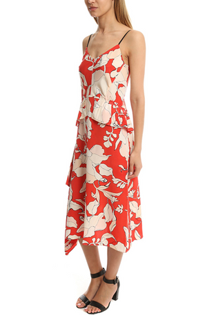 Derek Lam Flamenco Peplum Dress Size 0