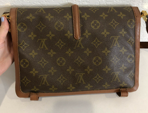 Louis Vuitton Vintage Monogram Flap Shoulder Bag